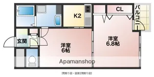 エスタシオン【1階】の間取り