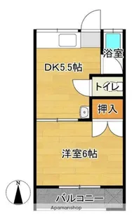 コーポコゾノ【7号室】の間取り