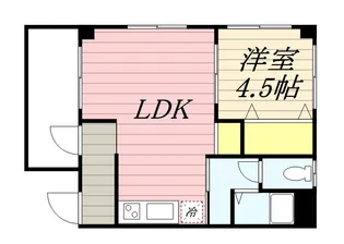 サニーハイム藤崎【3階】の間取り