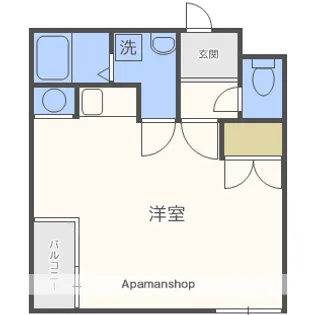 コートヴィラ・サヌイ【3011号室】の間取り