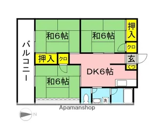 ステーションハイツ【2階】の間取り