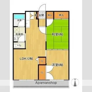 ステーションハイツ【3階】の間取り