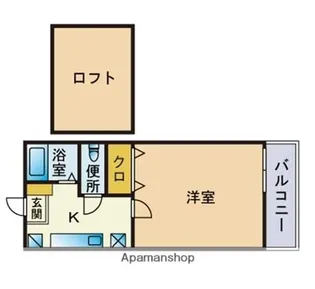 ウインズ室見【201号室】の間取り