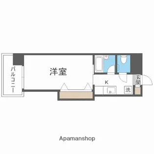 MAJESTIC LIFE室見【7階】の間取り