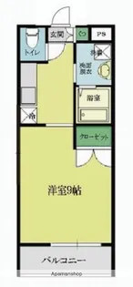 ラ・フィットヤマト【203号室】の間取り