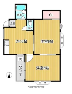 2Kの間取り画像