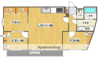 ホームズ室見川【201号室】の間取り