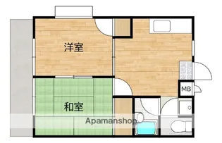 グリーンハイツ安田A【203号室】の間取り