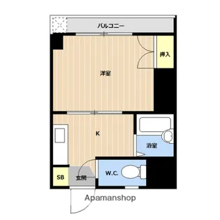 YGビル【203号室】の間取り