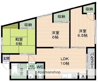 鳥飼ビル【510号室】の間取り