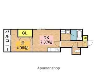 ソピア大手門【502号室】の間取り