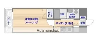 セントレジデンス西公園【206号室】の間取り