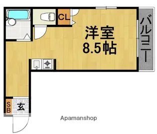 セイント高取【4階】の間取り