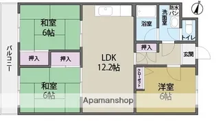 プレシャスコーラル【203号室】の間取り