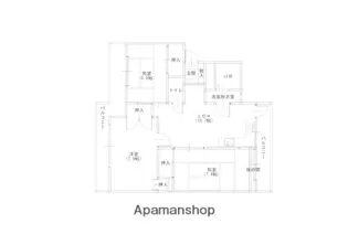コーポ藤崎【402号室】の間取り
