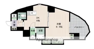 タワーTORIKAI【901号室】の間取り