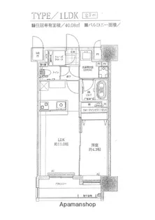 プレスタイル大濠公園【202号室】の間取り