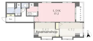 WE大濠公園【602号室】の間取り