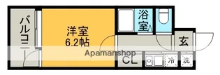 ピュアドーム大濠アクレーム【3階】の間取り