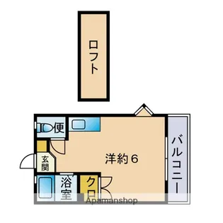プリメール西新【101号室】の間取り