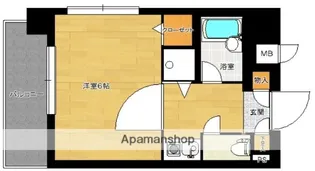 ライオンズマンション大手門第2【7階】の間取り