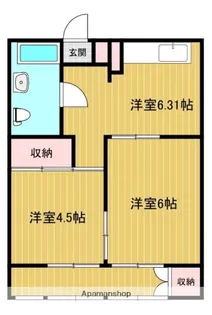 今川マンション【404号室】の間取り