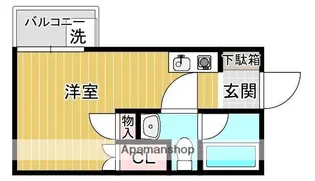 ベルヴィ【103号室】の間取り