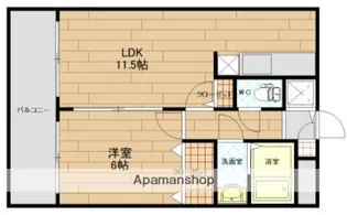 ファインエース姪浜Ⅱ【301号室】の間取り