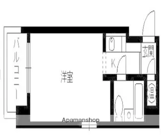 ロマネスク西新第2【206号室】の間取り
