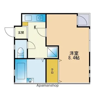 ルミナス姪浜【302号室】の間取り