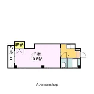 パークコート藤崎【202号室】の間取り
