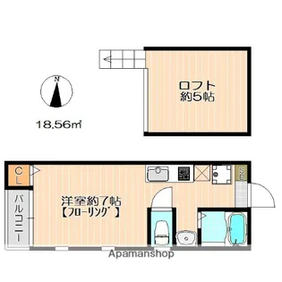 イル・レガーロ鳥飼【103号室】の間取り
