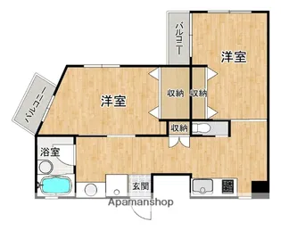 プリオール室見【201号室】の間取り