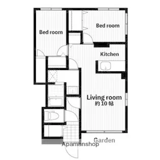 フレスコ【2階】の間取り