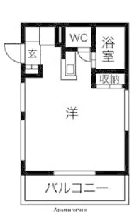 パンルネックス・クリスタル大濠Ⅰ【402号室】の間取り