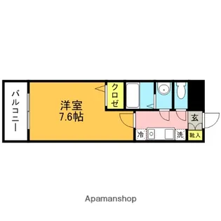 エトワールMIYA【302号室】の間取り