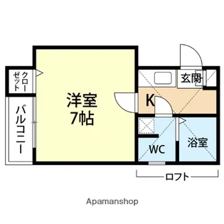 ピュア姪浜東【2階】の間取り