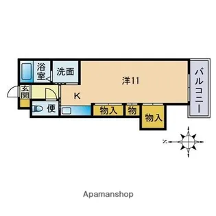 パールマンション【3階】の間取り