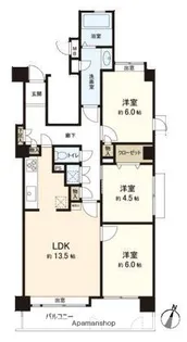 パーク・ノヴァ高取南【403号室】の間取り