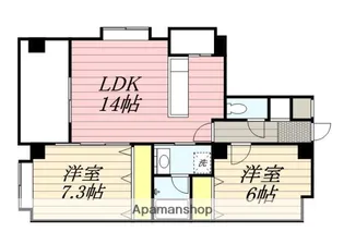 パサデーラ室見【502号室】の間取り