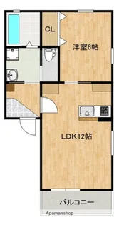 エクセレンス原【1階】の間取り