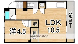 サクラフォート【502号室】の間取り