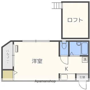 スタープラチナ姪浜【2階】の間取り