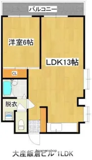 大産飯倉ビル【301号室】の間取り