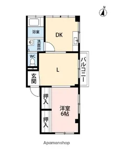 ハロー姪浜ビル【202号室】の間取り