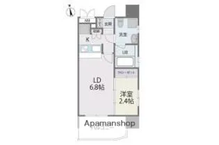 サニークレスト大濠公園【6階】の間取り