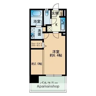 サニークレスト大濠公園【205号室】の間取り