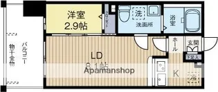 グランフォーレプライム大手門【1005号室】の間取り