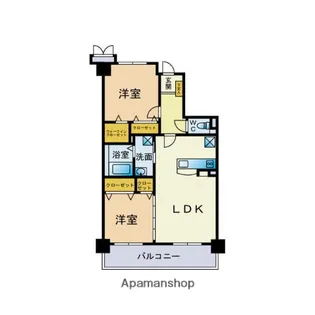 ネオジェラーモⅢ【2階】の間取り