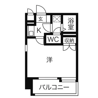ダイアパレス姪浜【605号室】の間取り